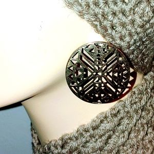 4/$15 Aztec Style Gold Plate Stud Earrings